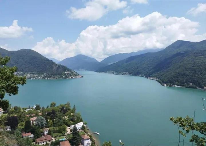 Rifugio Sul Lago Di Lugano A Porto Ceresio Exterior foto